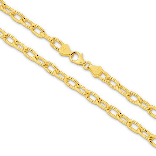 Levont Yellow Gold Paper Clip Chain