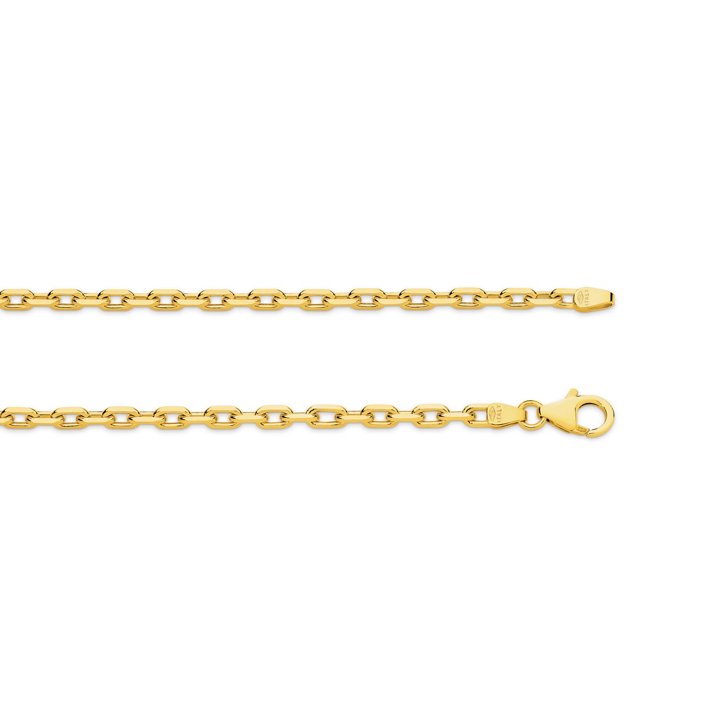 Levont Yellow Gold Diamond Cut Anchor Chain