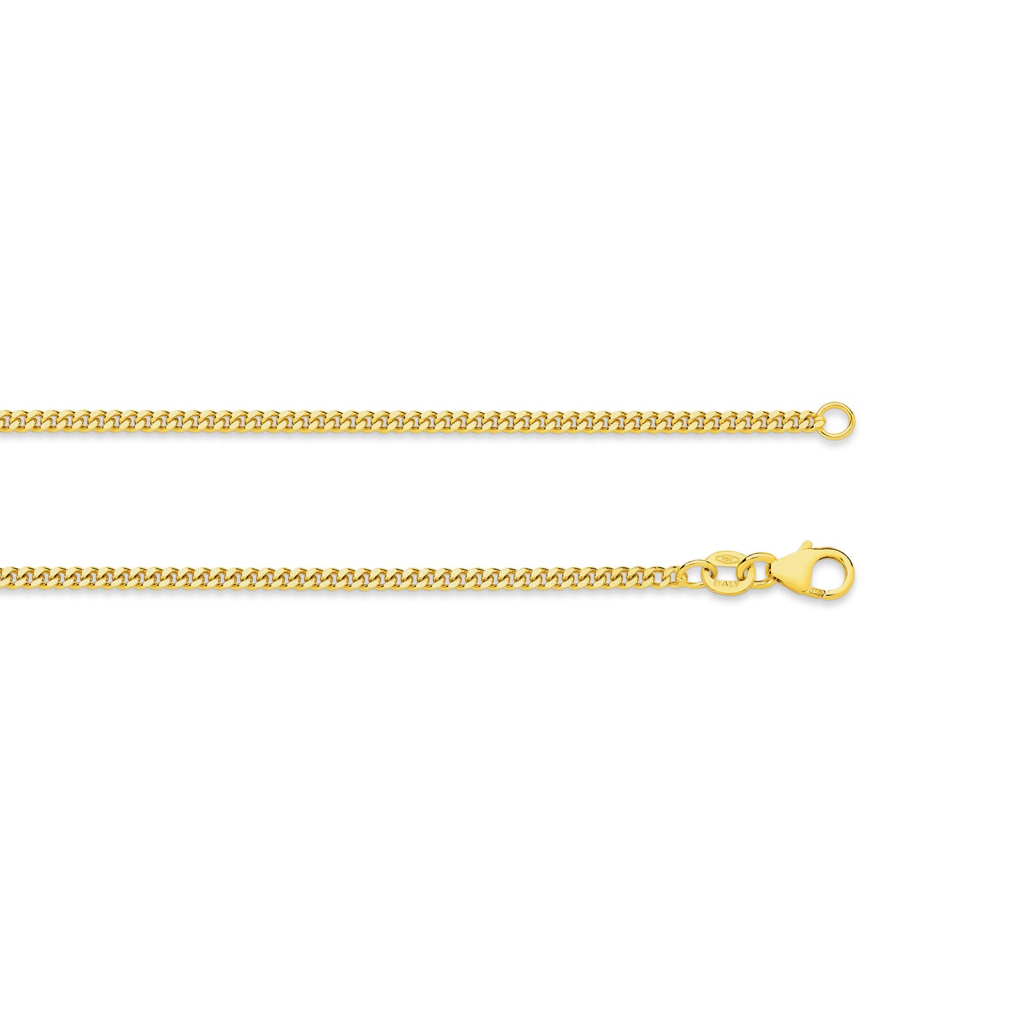Levont Yellow Gold Diamond Cut Curb Chain