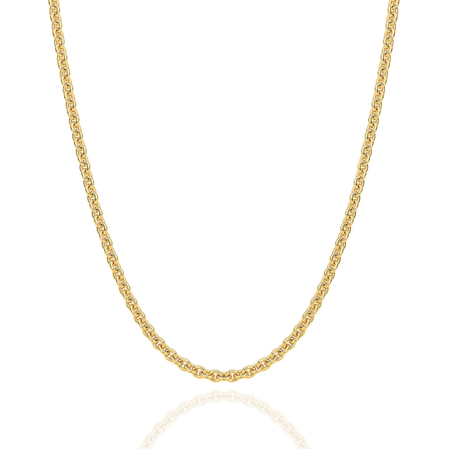 Levont Yellow Gold Solid Cable Chain
