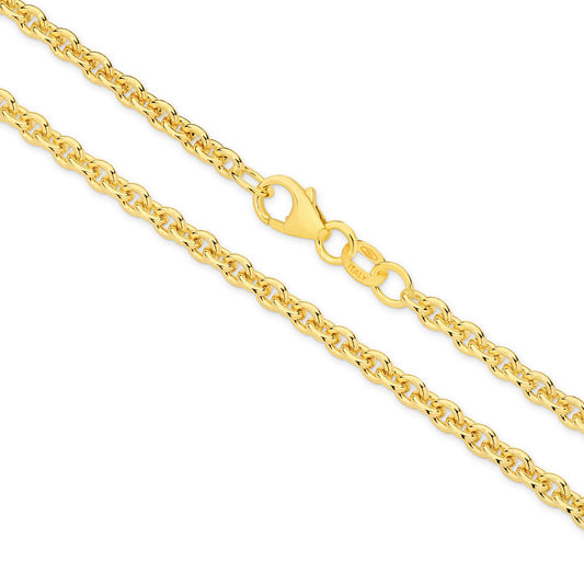Levont Yellow Gold Solid Cable Chain