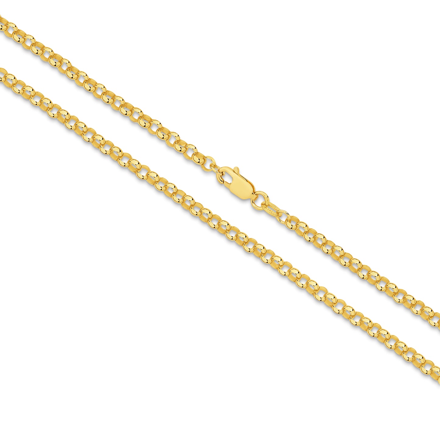 Levont 3.34mm Gold Belcher Bracelet