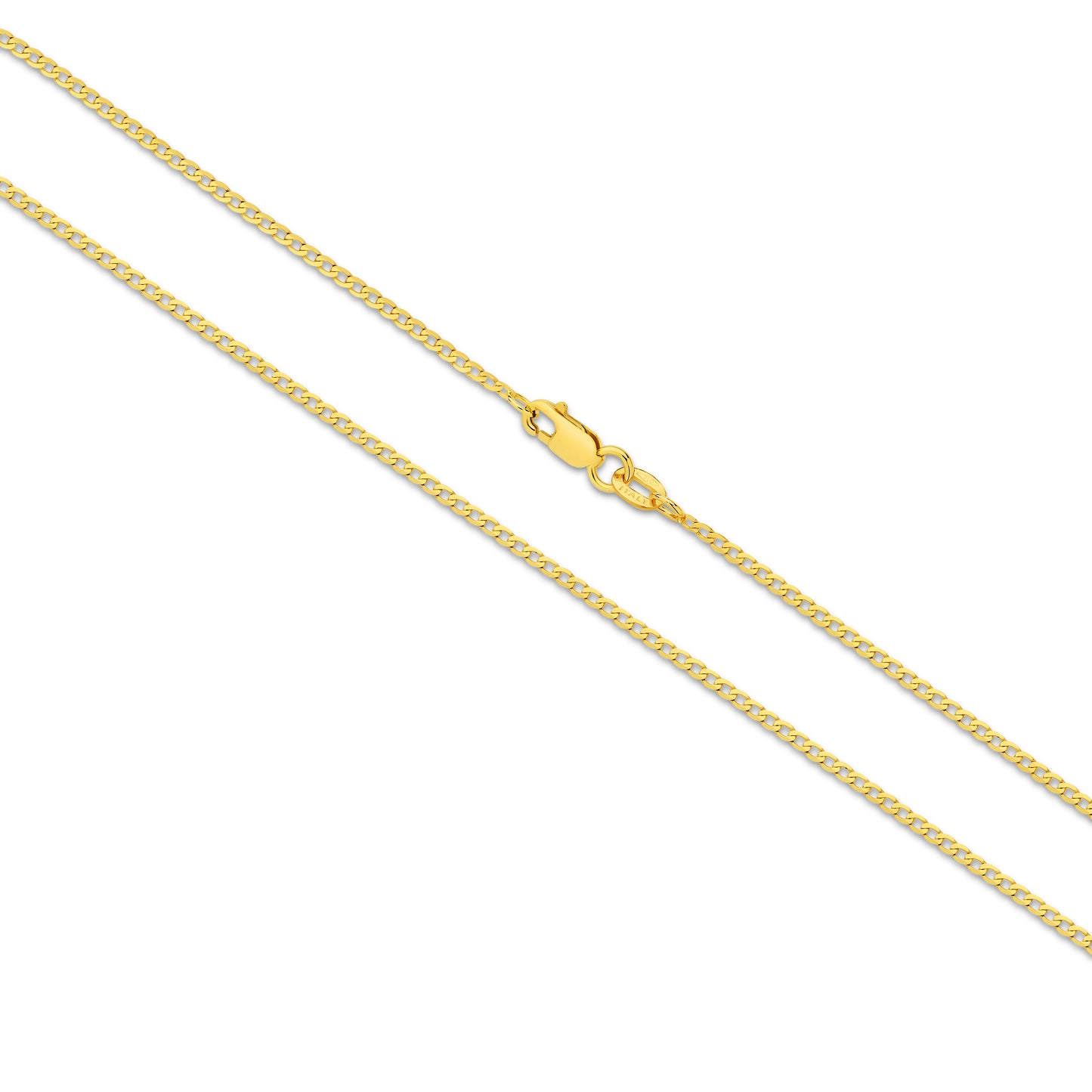Levont 1.54mm Flat Curb Gold Bracelet