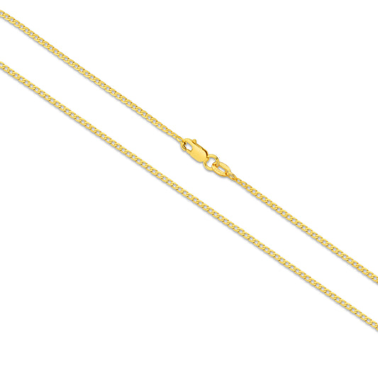 Levont 1.54mm Flat Curb Gold Bracelet