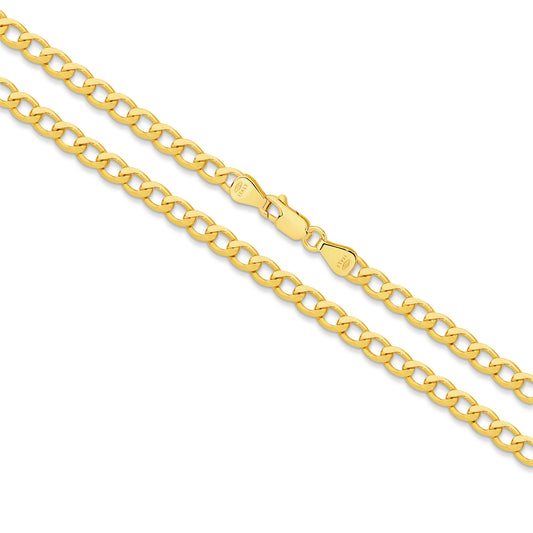 Levont 4.84mm Flat Curb Gold Bracelet
