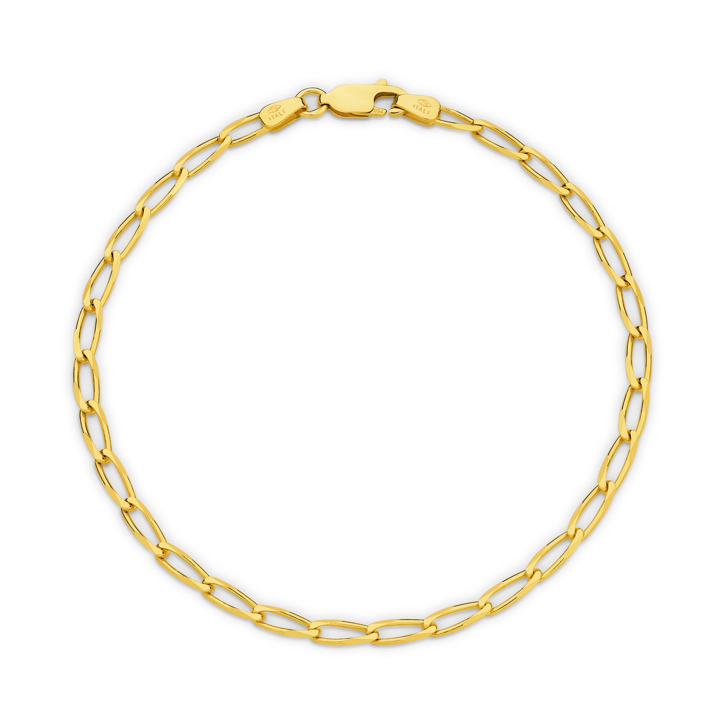 Levont 2.8mm Flat Curb Long Links Bracelet