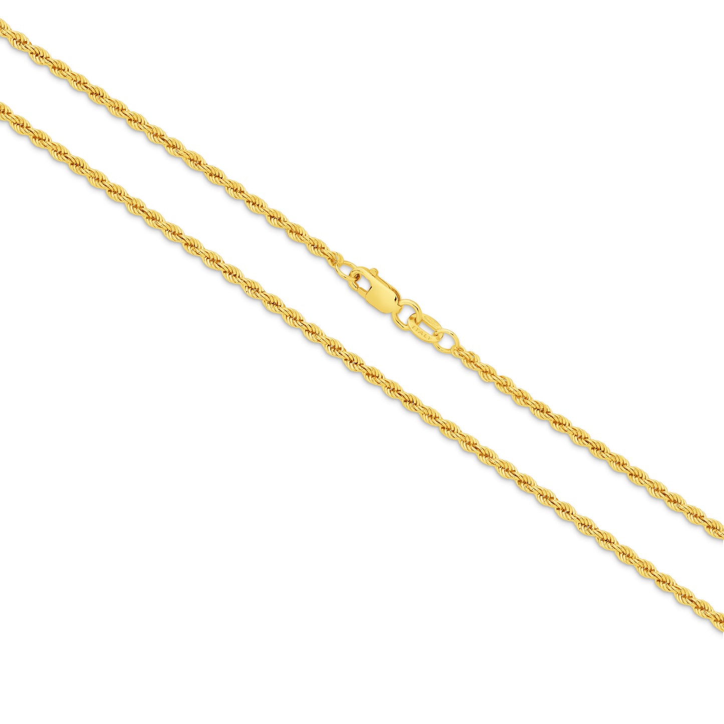 Levont 2.18mm Hollow Diamond Cut Rope Bracelet