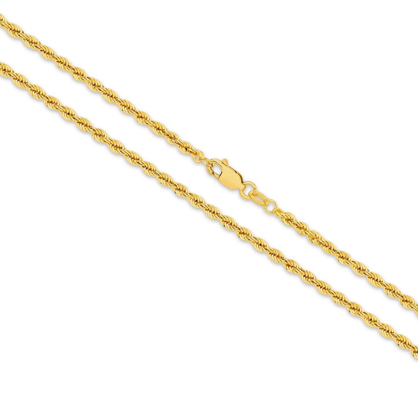 Levont 2.72mm Hollow Diamond Cut Rope Bracelet