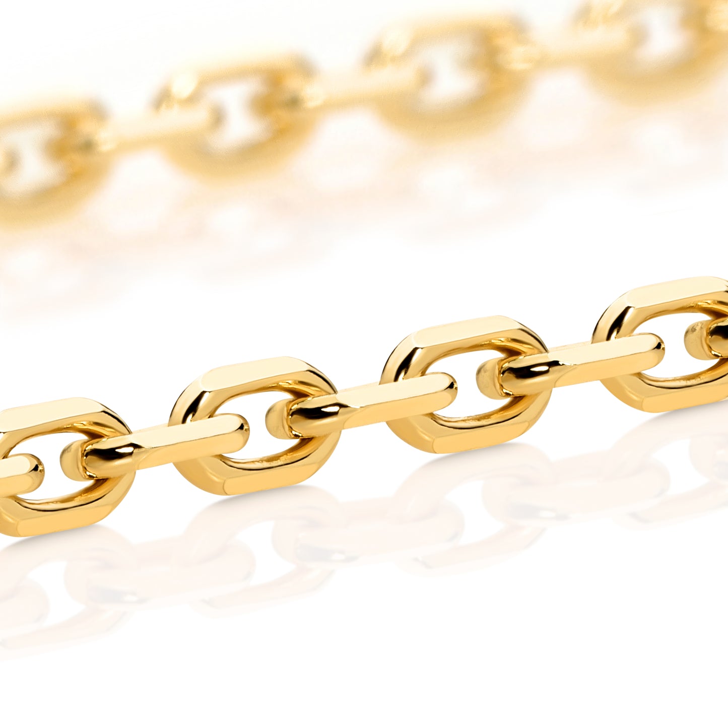 Levont Three Finishes Diamond Cut Anchor Chain