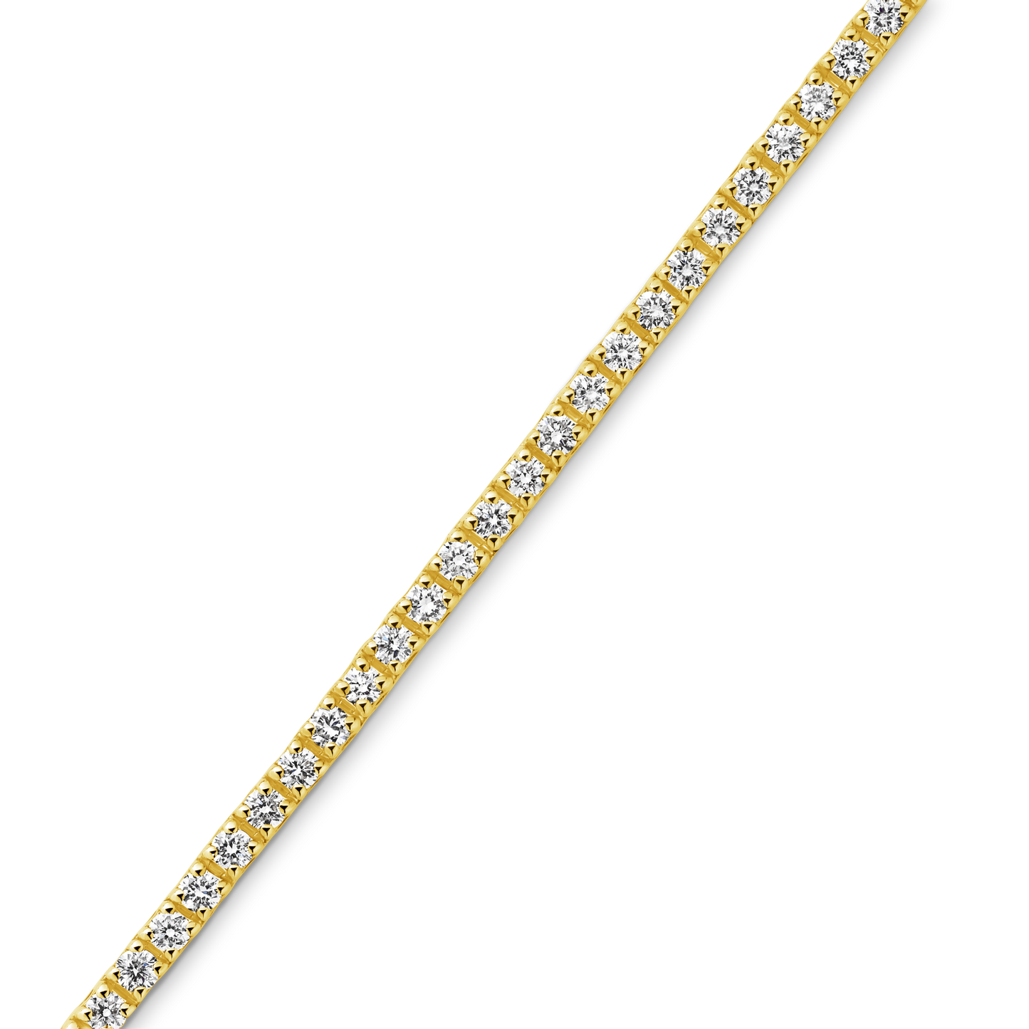 Levont 2ct Diamond Tennis Band in Yellow Gold