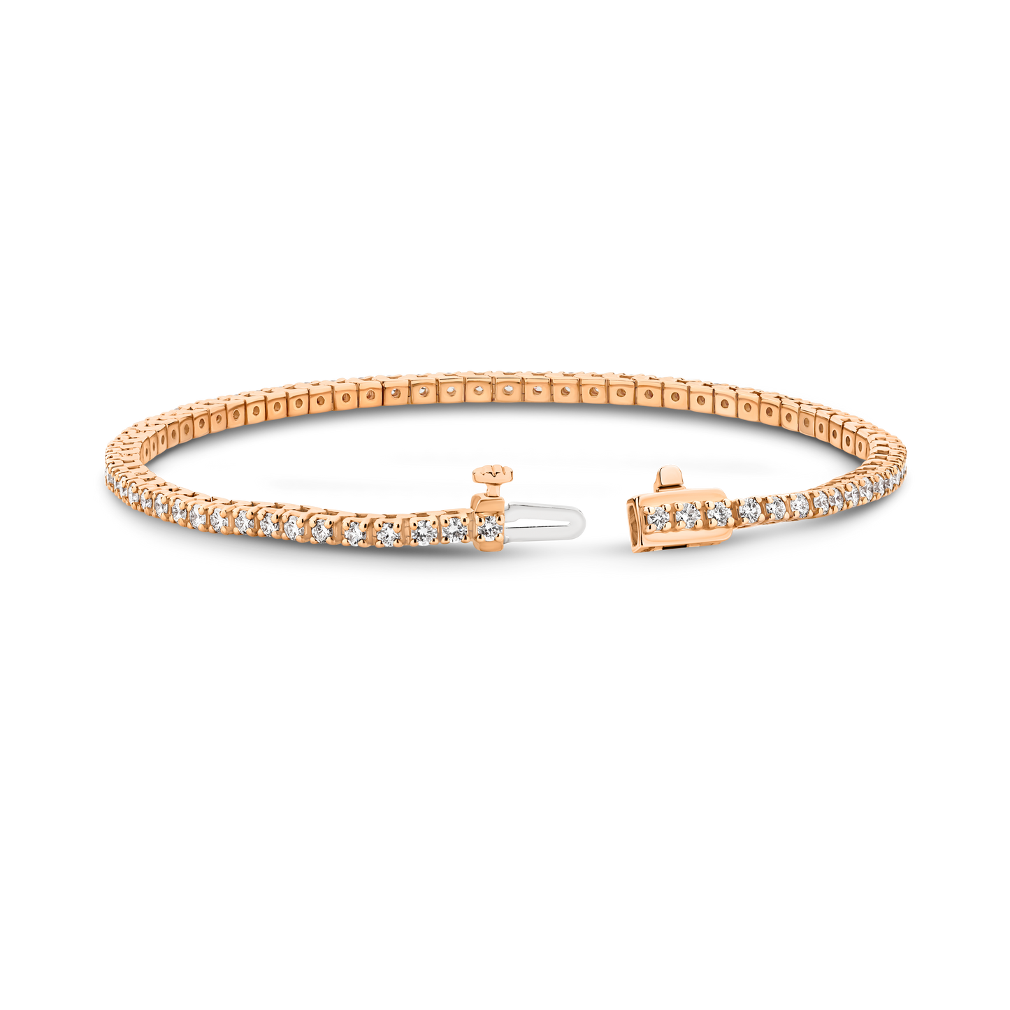 Levont 2ct Diamond Tennis Band in Rose Gold