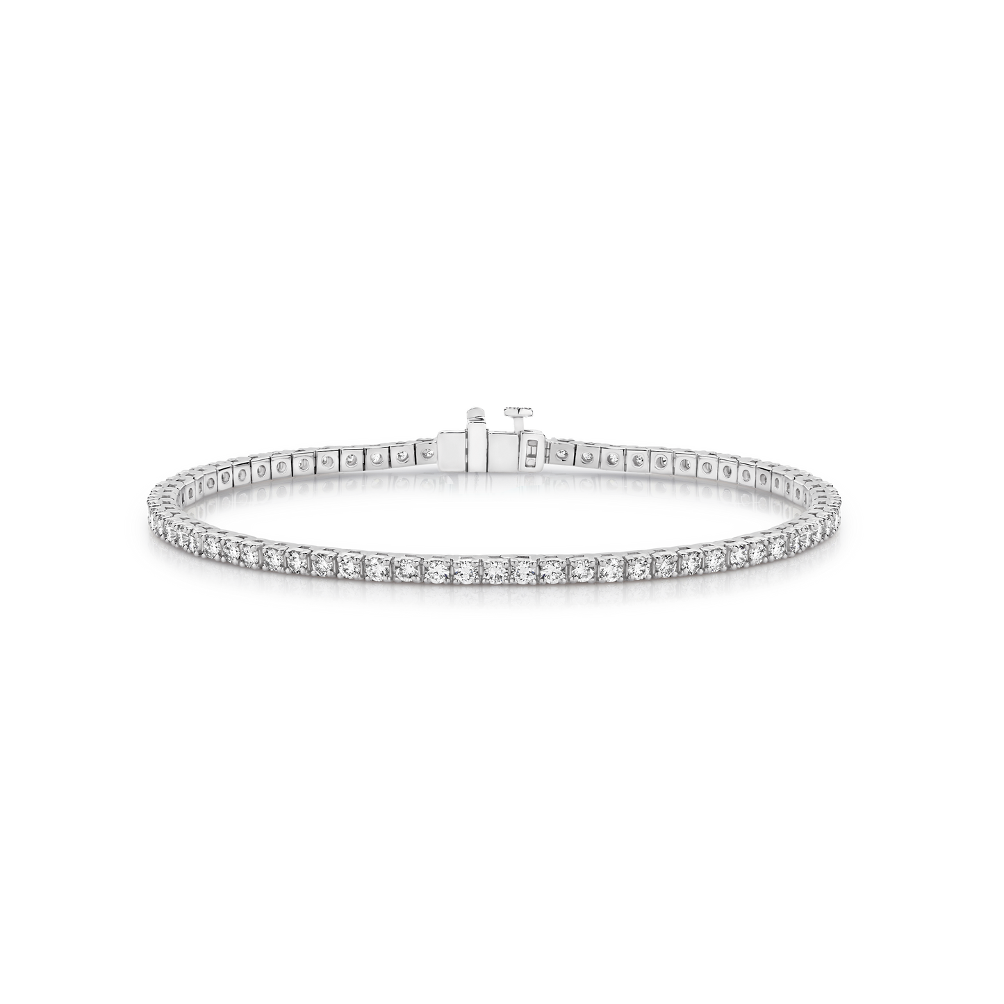 Levont 3ct Diamond Tennis Band in White Gold