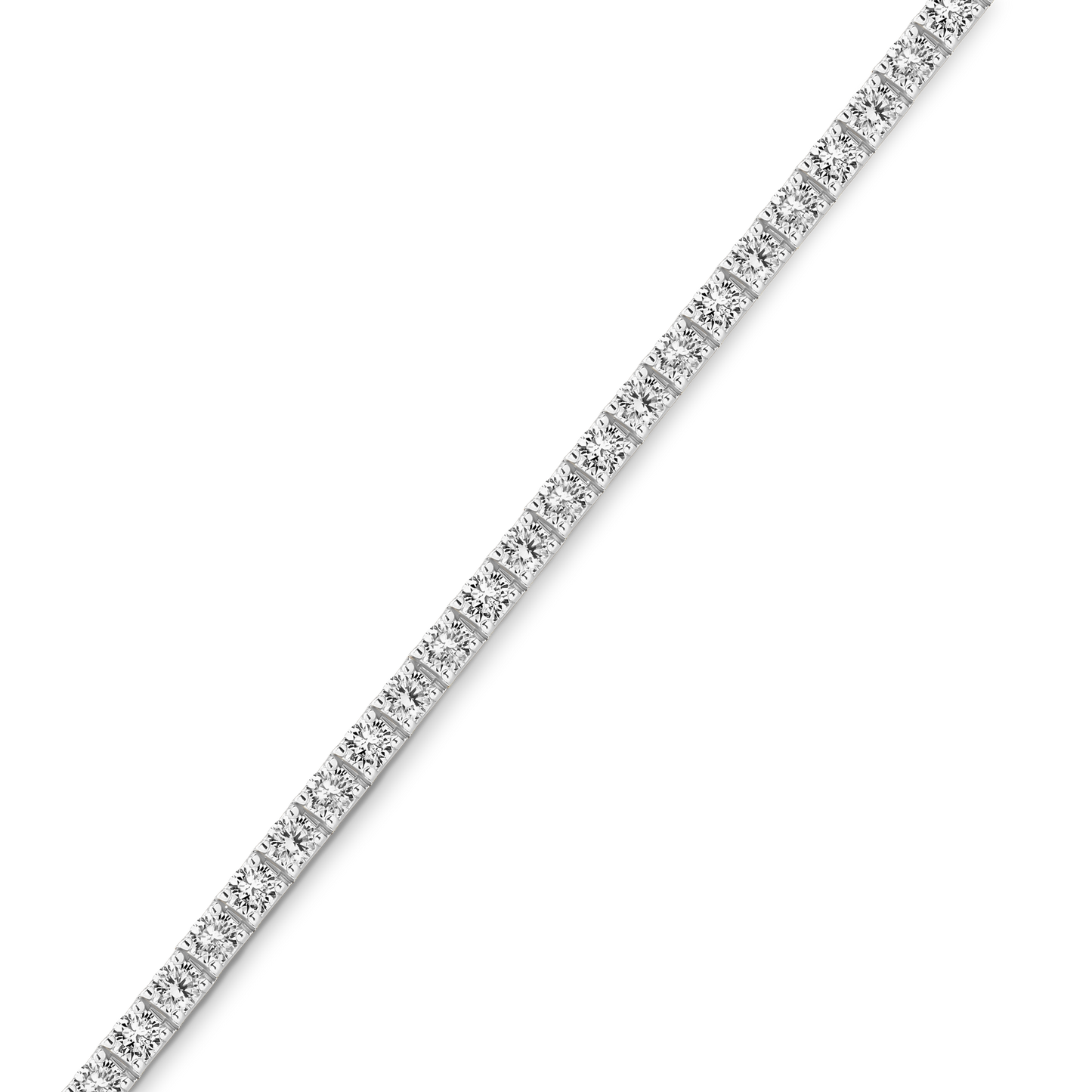 Levont 5ct Diamond Tennis Band in White Gold