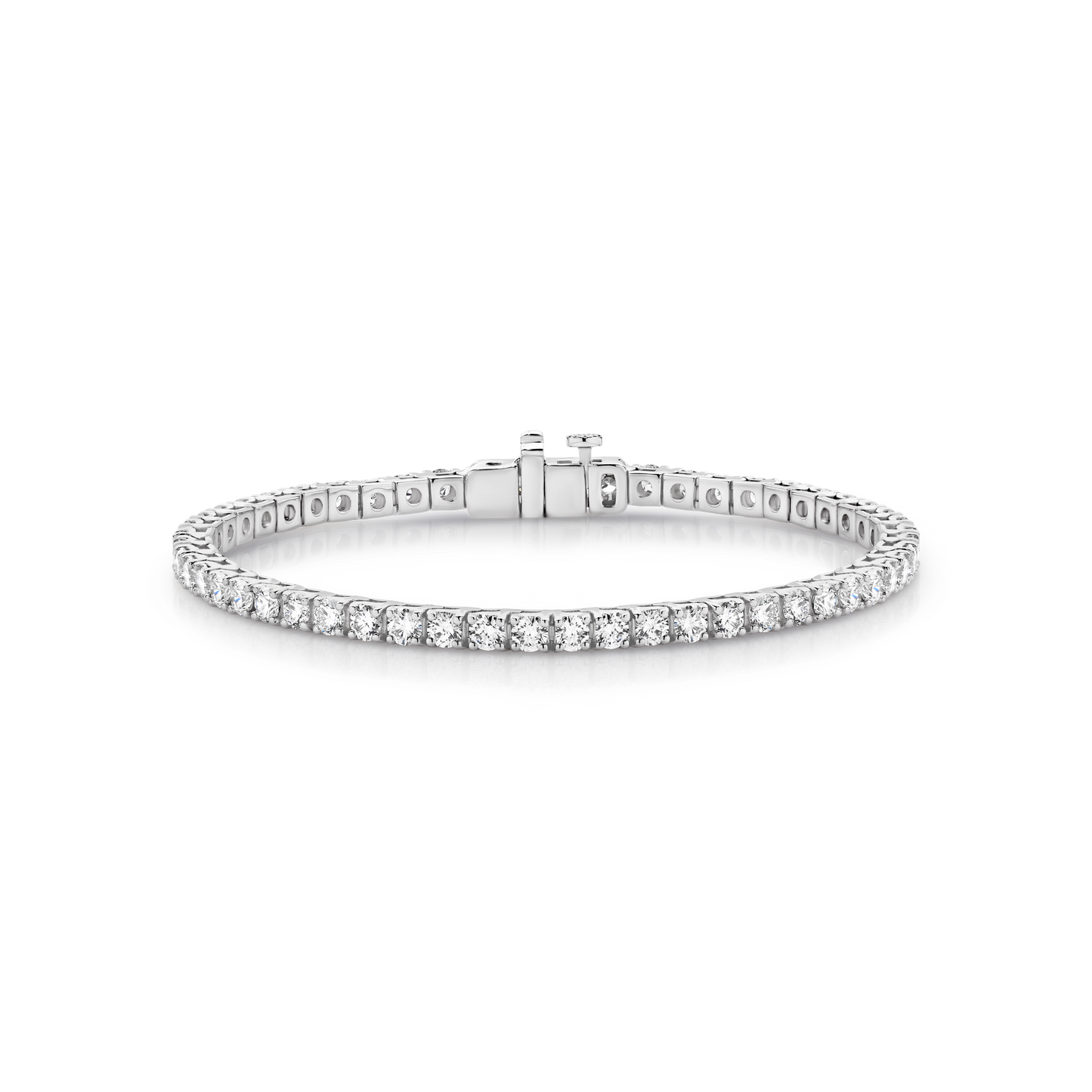 Levont 5ct Diamond Tennis Band in White Gold