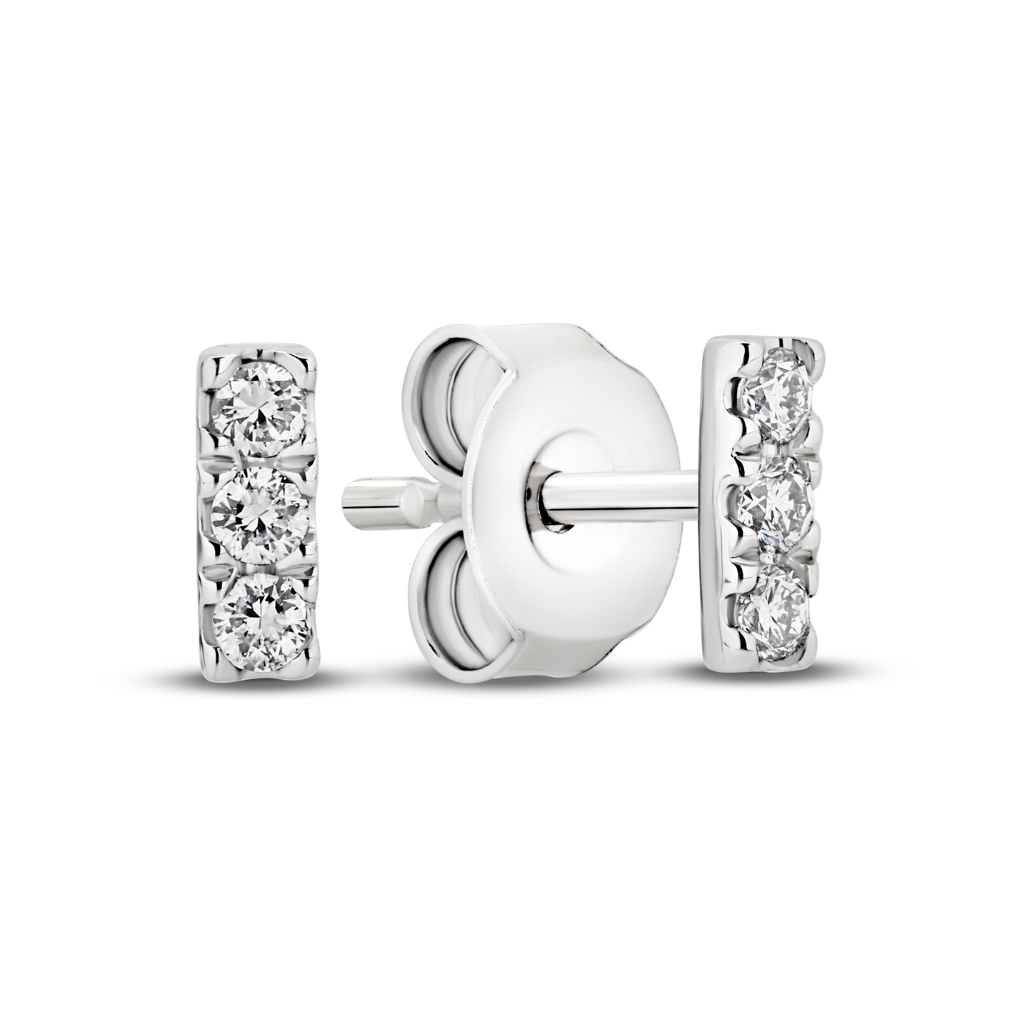 Levont Line Diamond Earring Studs
