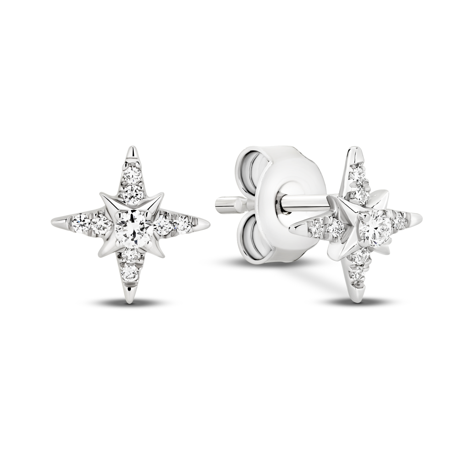 Levont Star Diamond Earring Studs