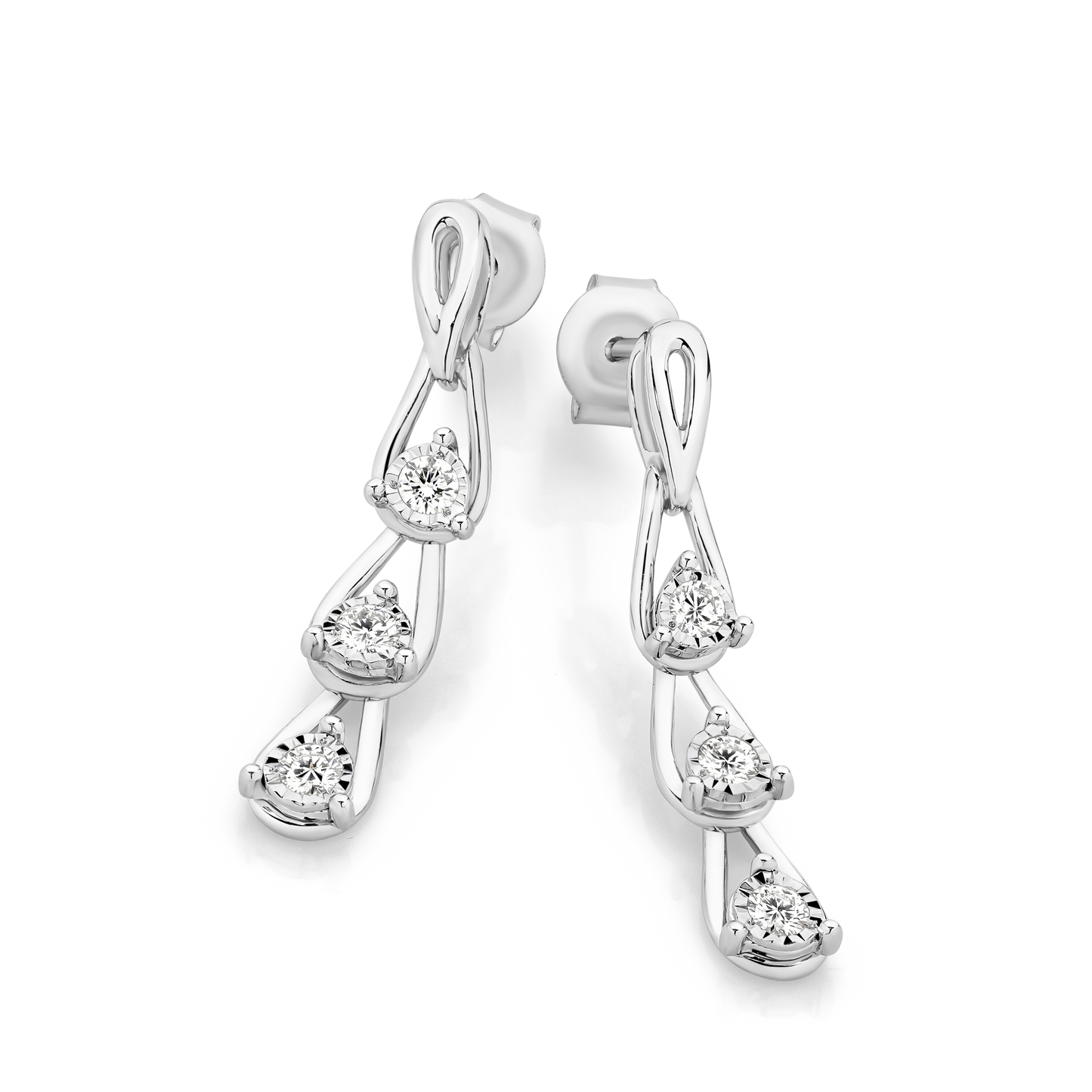 Levont Dream Link Drop Diamond Earrings