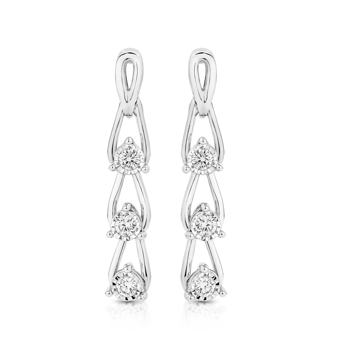 Levont Dream Link Drop Diamond Earrings