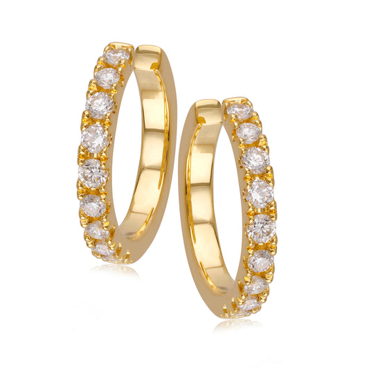 Levont Gold And Diamond Earcuffs