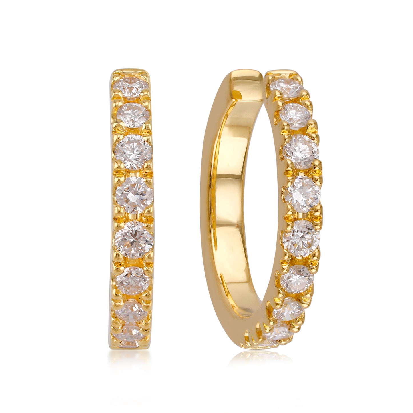 Levont Gold And Diamond Earcuffs
