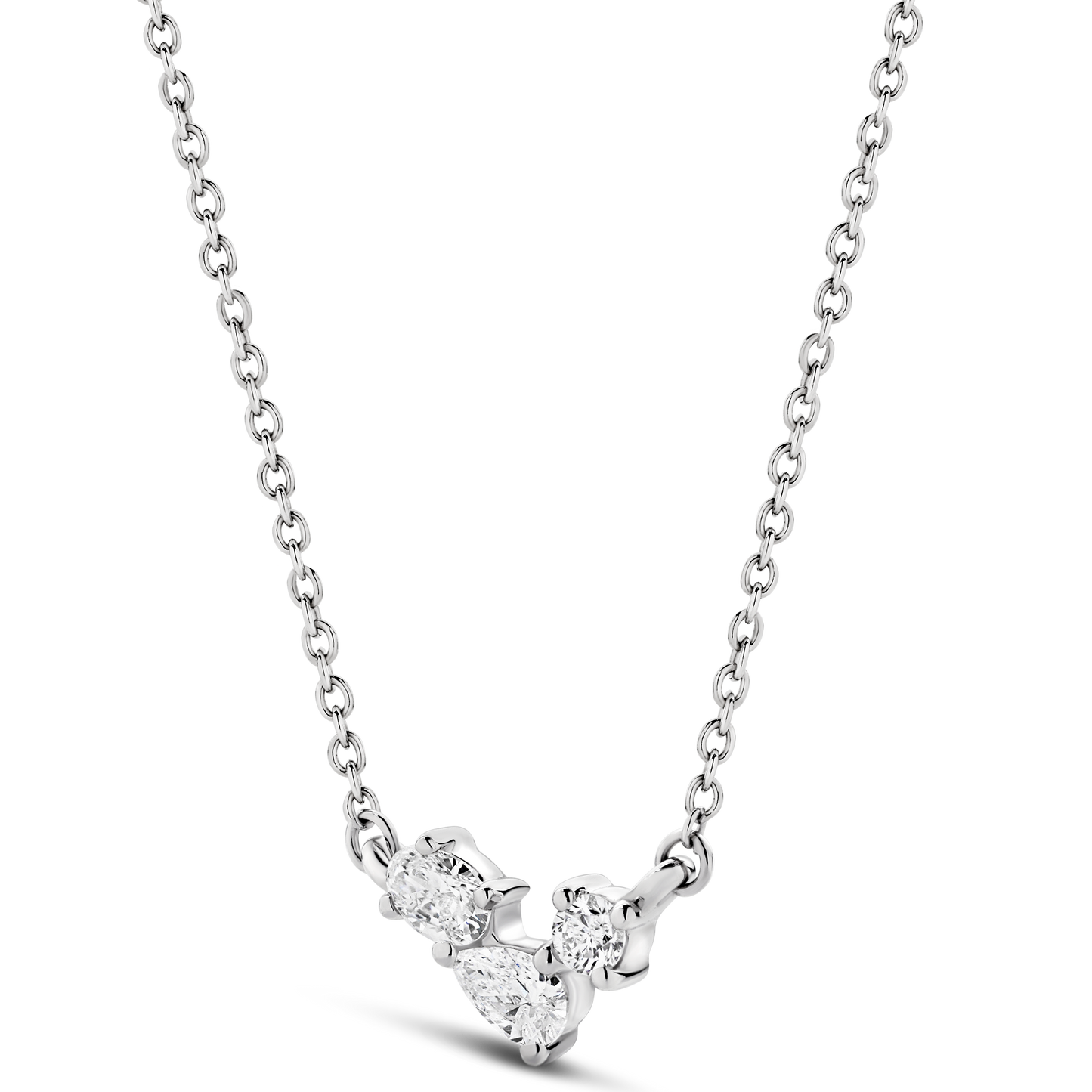 Levont Triple Diamond Gold Pendant