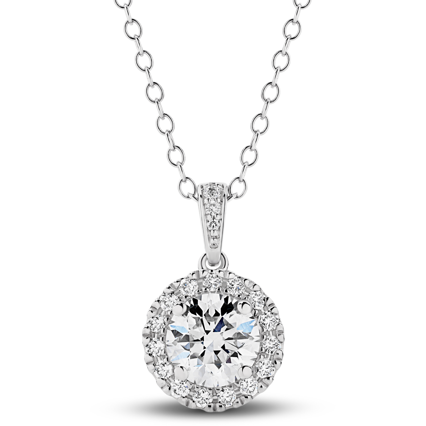 Levont Glamorous Diamond Halo Pendant