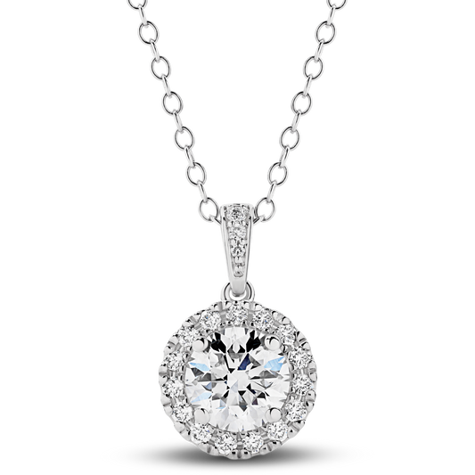 Levont Glamorous Diamond Halo Pendant