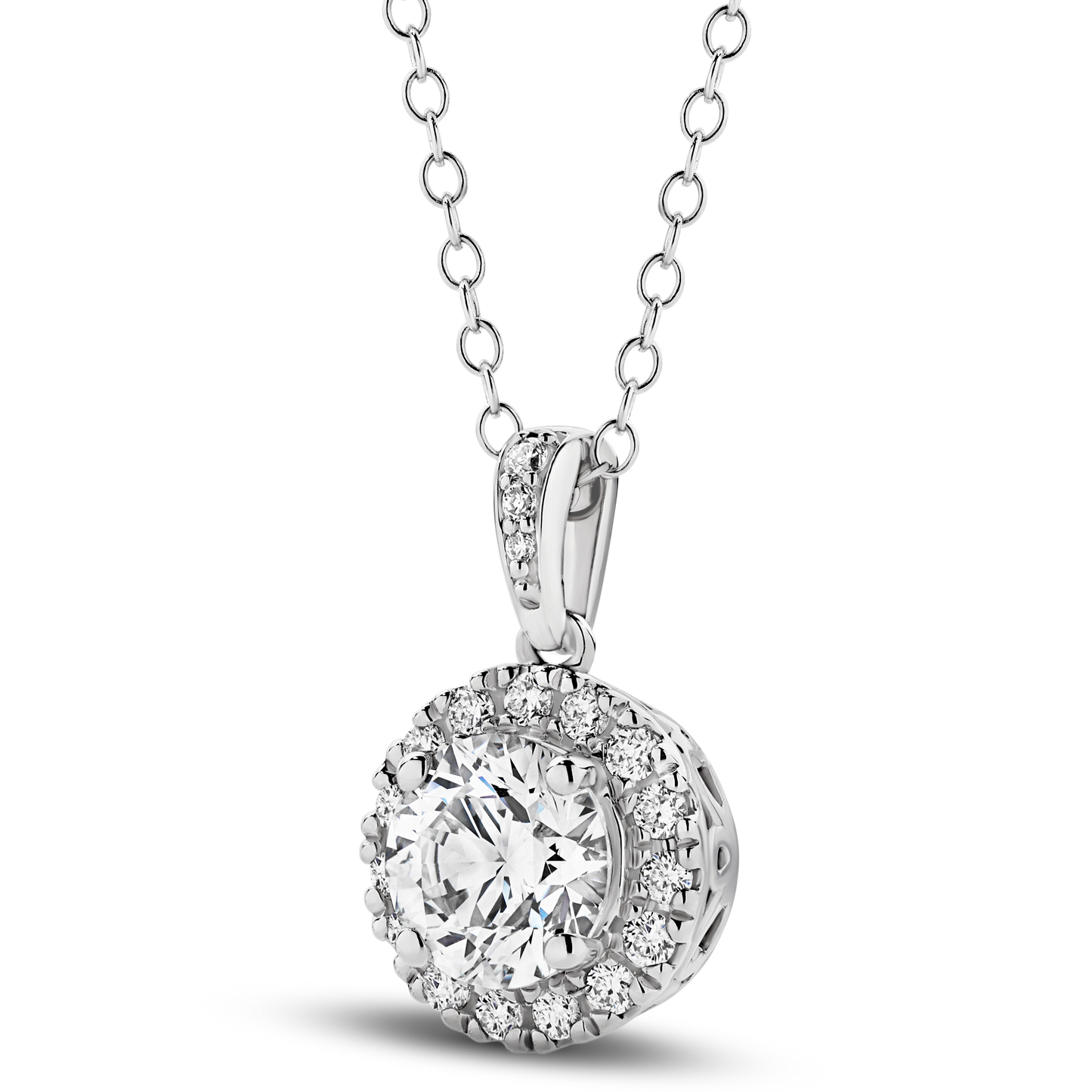 Levont Glamorous Diamond Halo Pendant