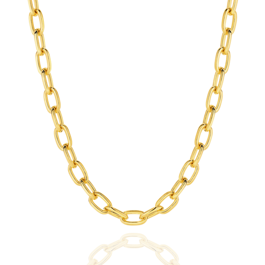 Levont Yellow Gold Paper Clip Chain