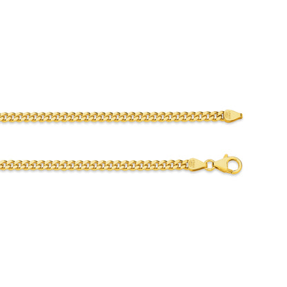 Levont Yellow Gold Diamond Cut Curb Chain