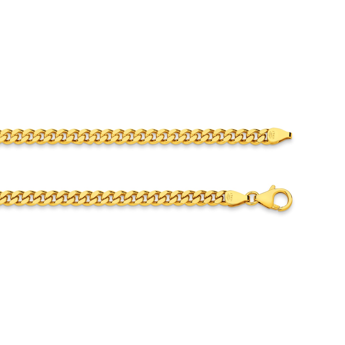 Levont Yellow Gold Diamond Cut Curb Chain