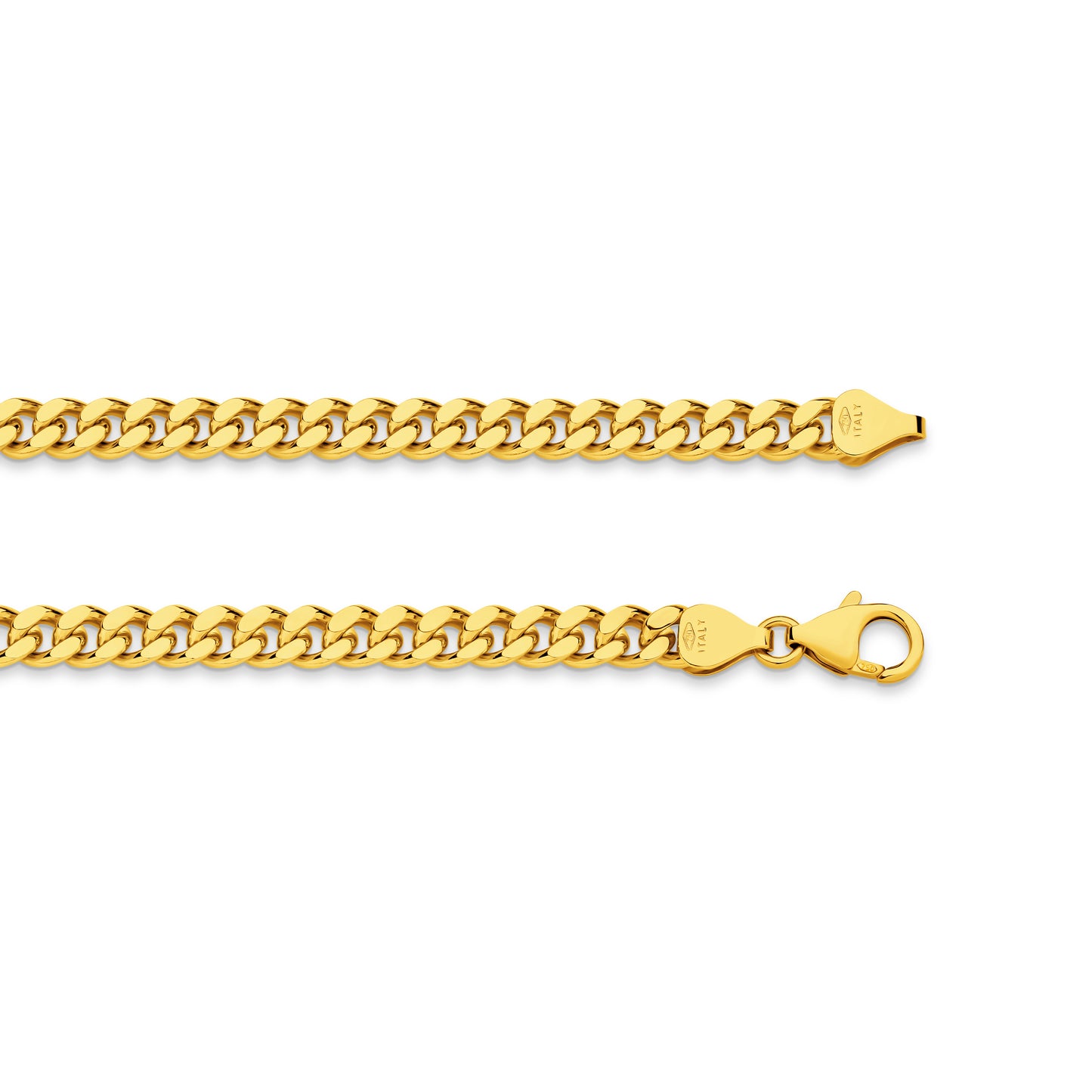 Levont Yellow Gold Diamond Cut Curb Chain