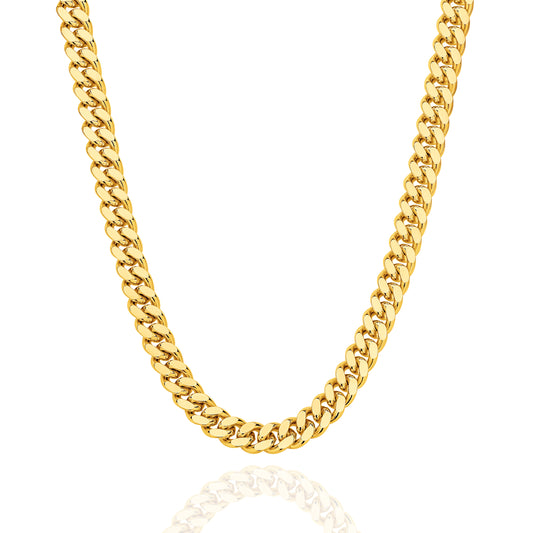 Levont Yellow Gold Diamond Cut Curb Chain