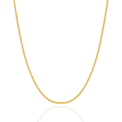 Levont Two Finishes Gold Cable Chain
