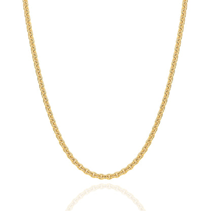 Levont Yellow Gold Solid Cable Chain
