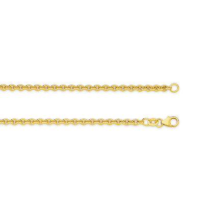 Levont Yellow Gold Solid Cable Chain