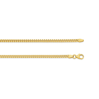 Levont Yellow Gold Diamond Cut Curb Chain