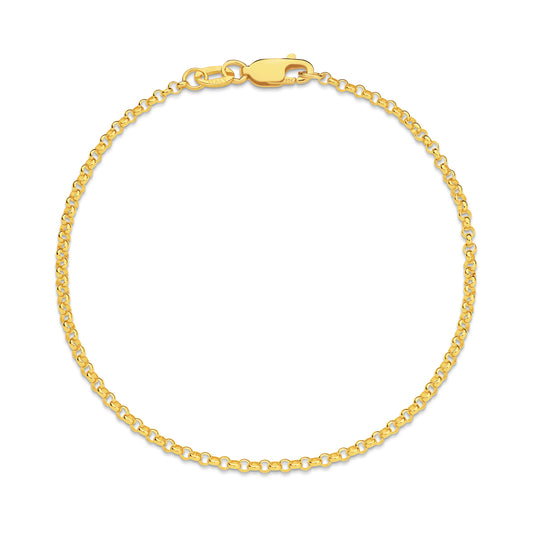 Levont 2.04mm Gold Belcher Bracelet