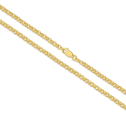 Levont 3.34mm Gold Belcher Bracelet