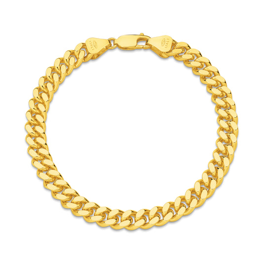 Levont 7.16mm Diamond Cut Curb Bracelet