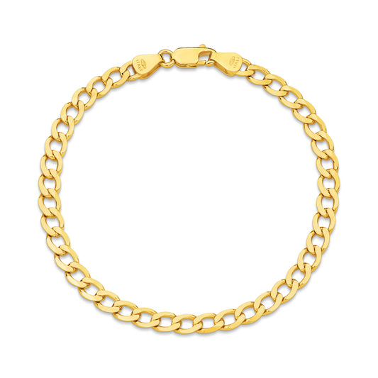 Levont 4.84mm Flat Curb Gold Bracelet