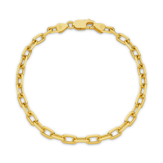 Levont 3.74mm Diamond Cut Paper Clip Bracelet