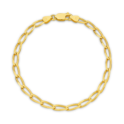 Levont 3.56mm Flat Curb Long Links Bracelet