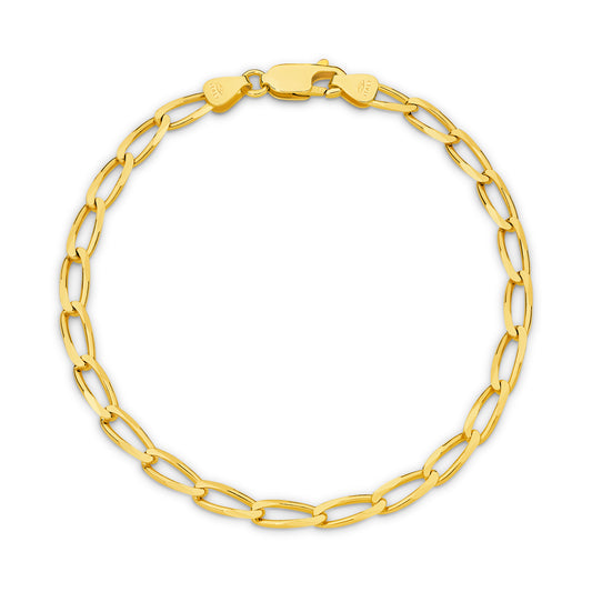 Levont 3.56mm Flat Curb Long Links Bracelet