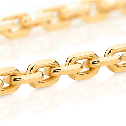 Levont Yellow Gold Diamond Cut Anchor Chain