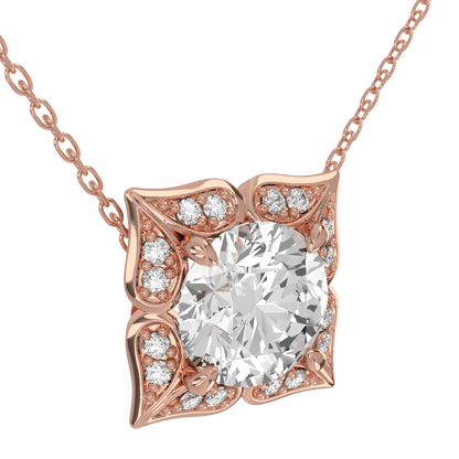 Levont Atelier Round Brilliant Artisanal Style Pendant