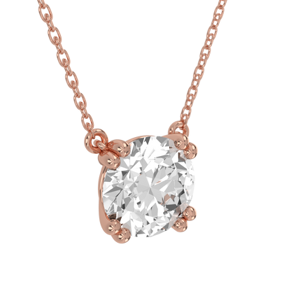 Levont Atelier Round Brilliant Double Claw Pendant