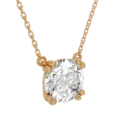 Levont Atelier Round Brilliant Double Claw Pendant