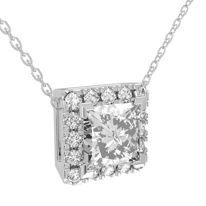 Levont Atelier Princess Cut Scallop Set Slider Pendant