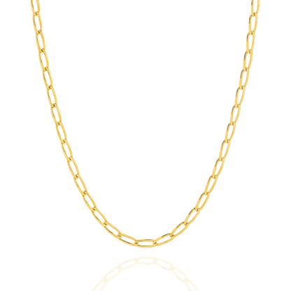 Levont Diamond Cut Flat Curb Long Links Chain